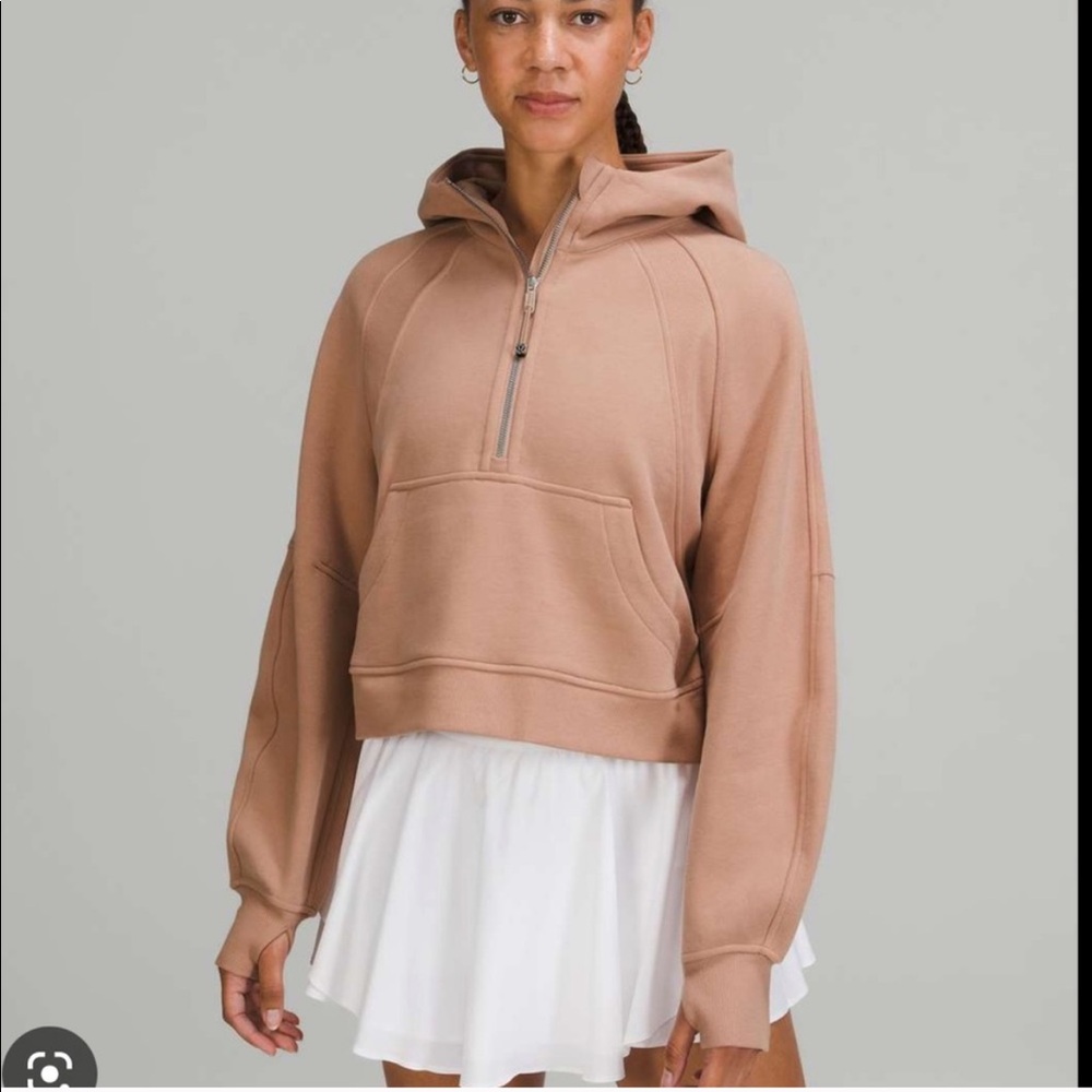 Pink Clay Scuba hoodie